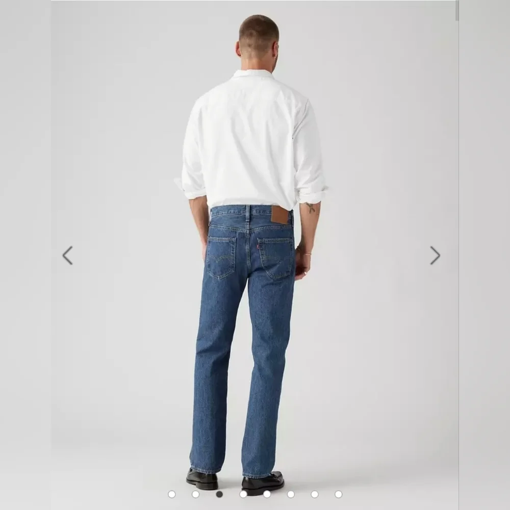Levis 501 Original Fit Medium Wash Straight Leg Men's Jeans